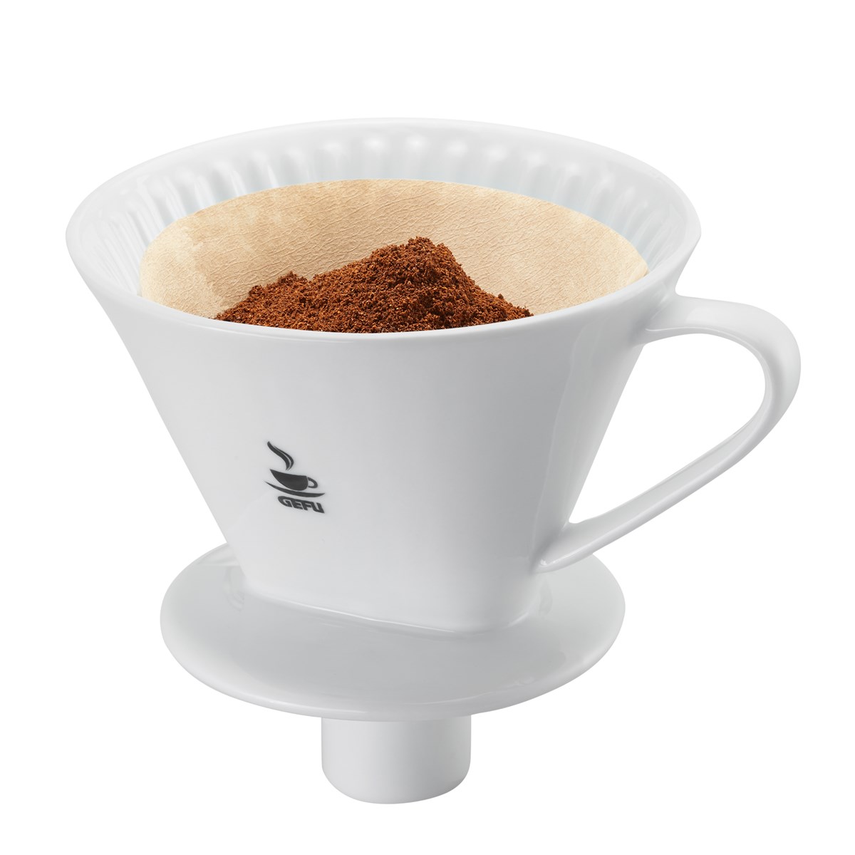 Porte-filtre à café SANDRO taille 4 blanc, GEFU