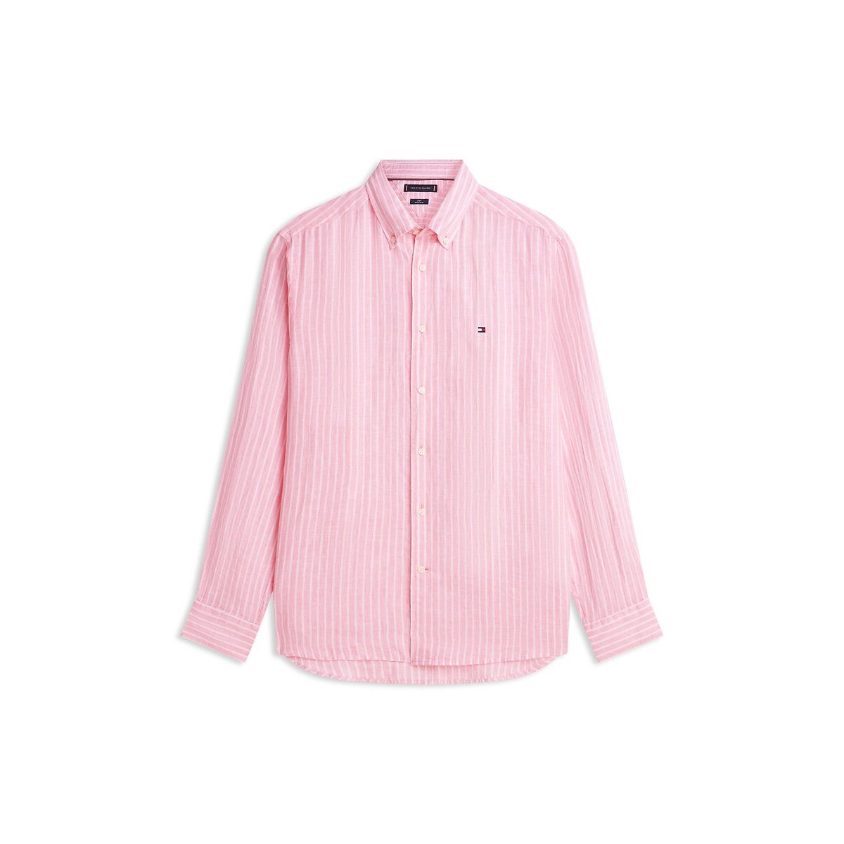 Chemise en lin rayé rose, TOMMY HILFIGER