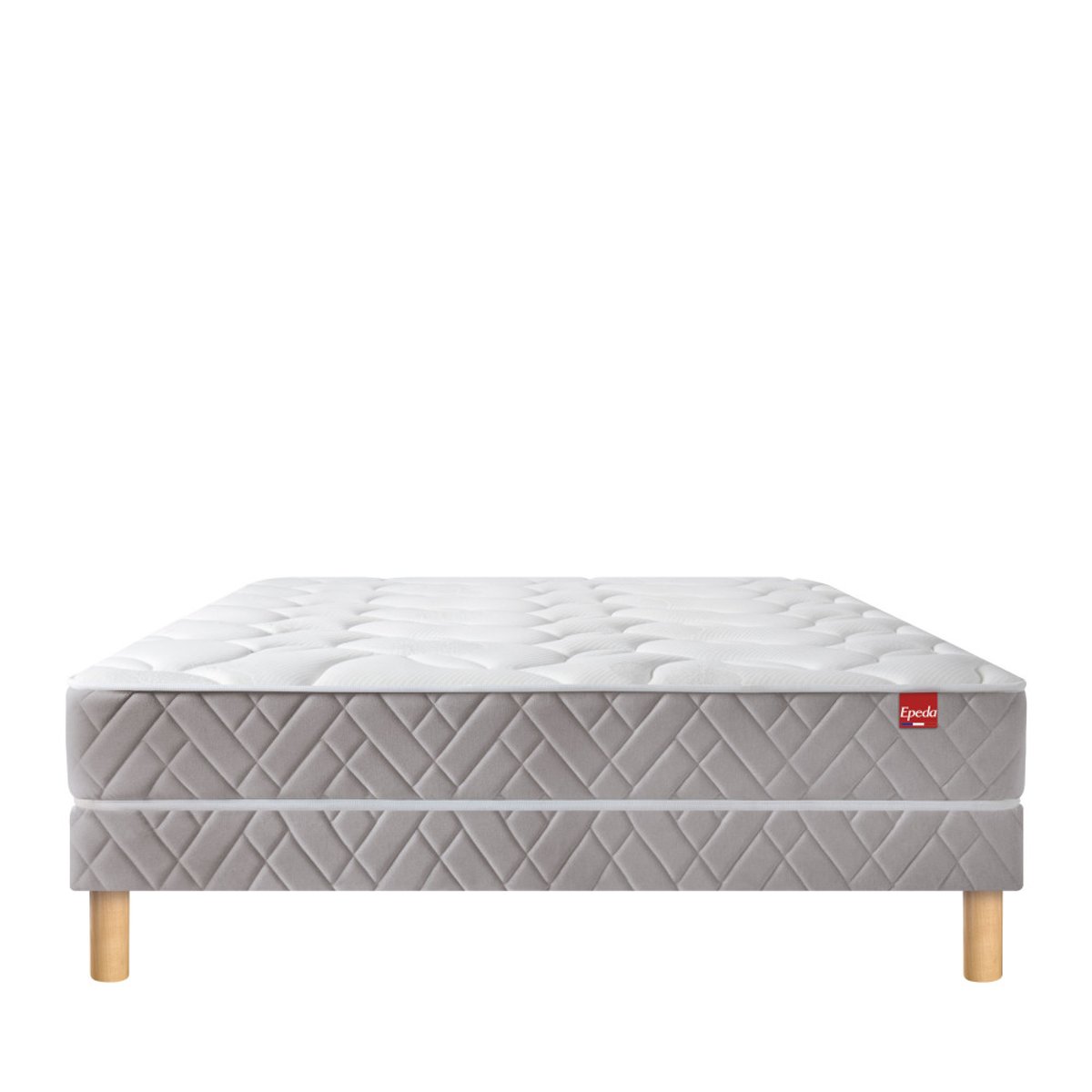 Matelas à ressorts, accueil équilibré- MUSE 3 blanc, EPEDA