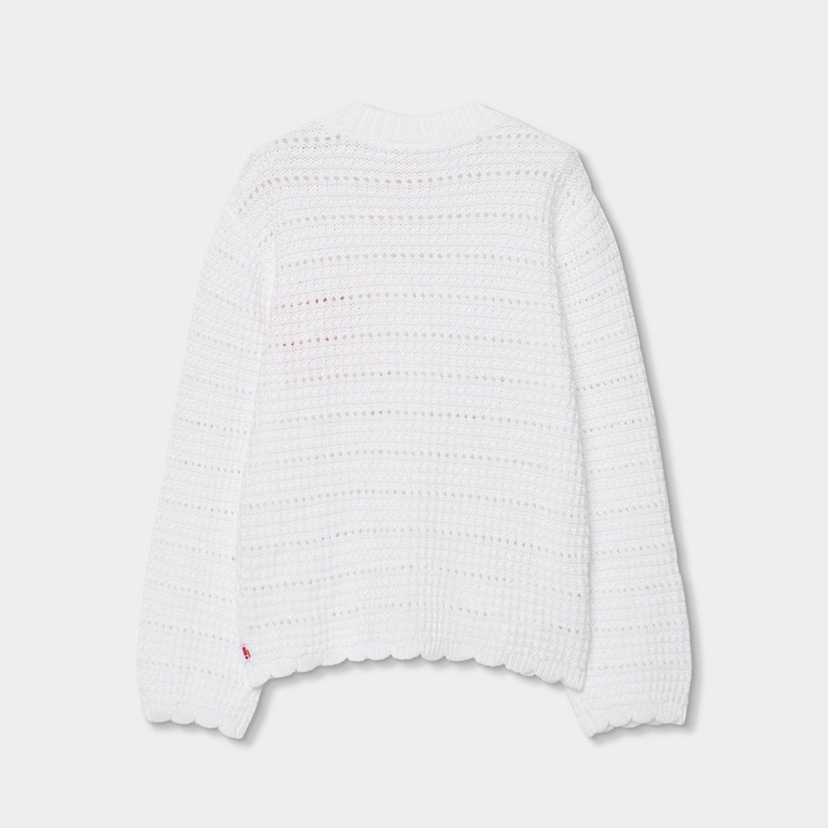 Gilet en maille pour fille blanc, BOBOLI