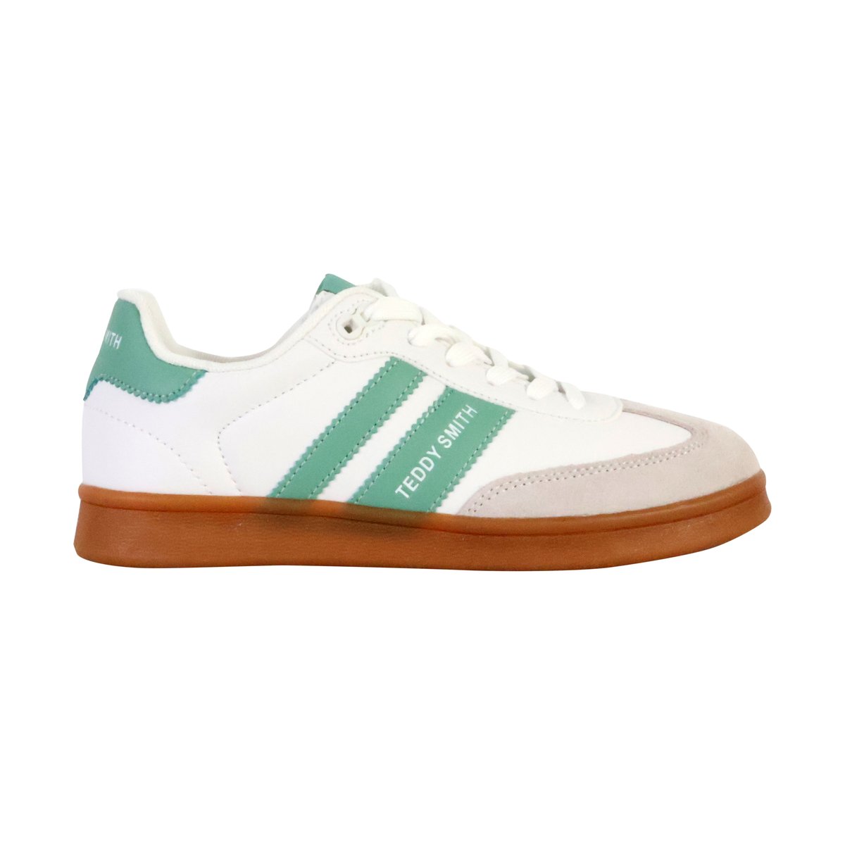 Basket Cuir Teddy Smith vert, TEDDY SMITH