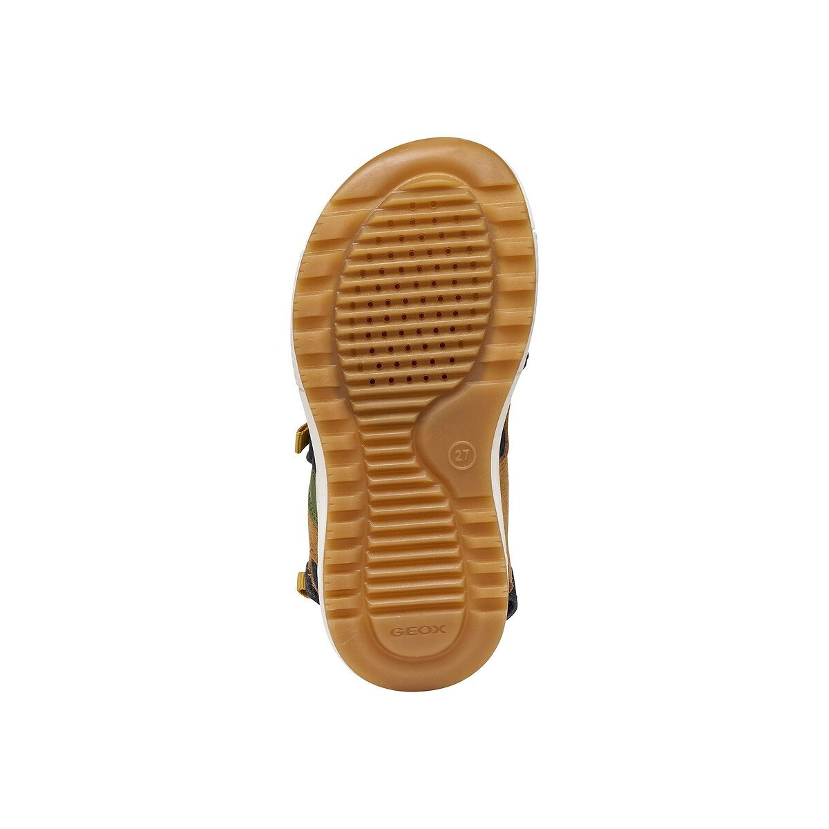 Sandalen ALBEN blauw/mosterdgeel, GEOX