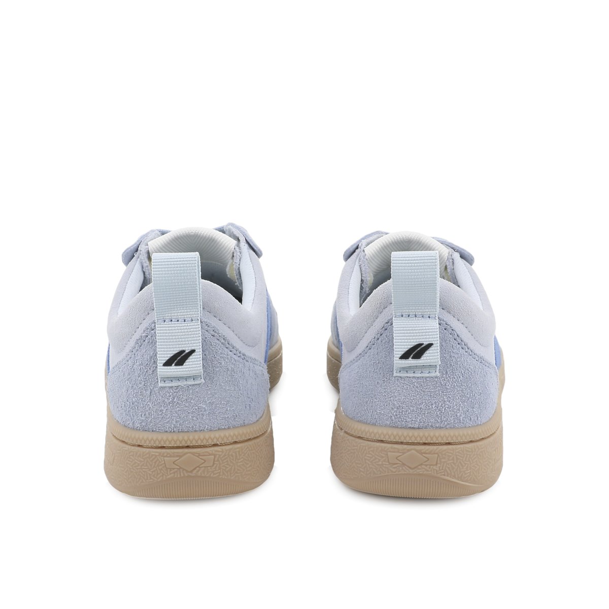 Baskets basses en suede PALLACUP FLAME SDE bleu-celestial blue/illusion blue, PALLADIUM