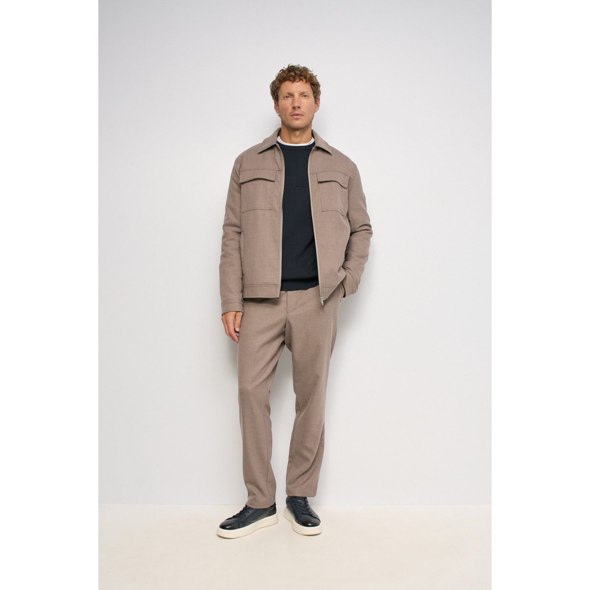 BLOUSON AVEC LAINE beige, SALSA JEANS