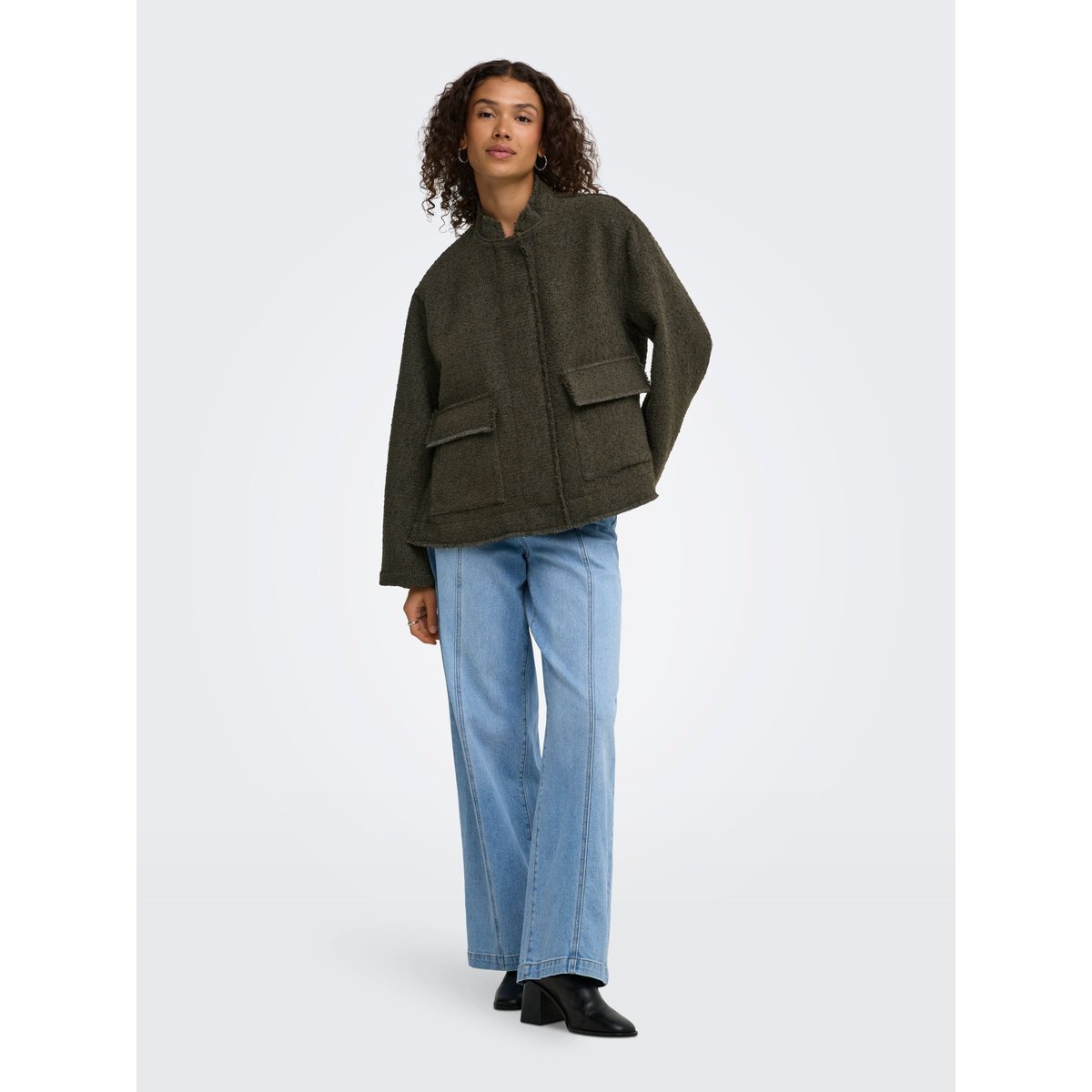 Cardigan verte - black olive 1, JDY