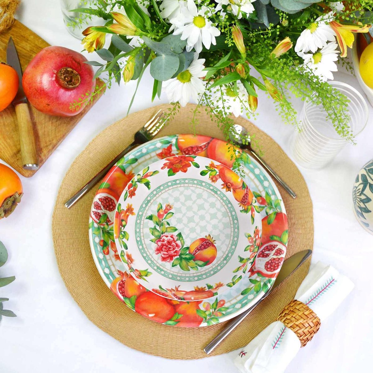 Assiette creuse mélamine Seville 20 cm couleur unique, LES JARDINS DE LA COMTESSE