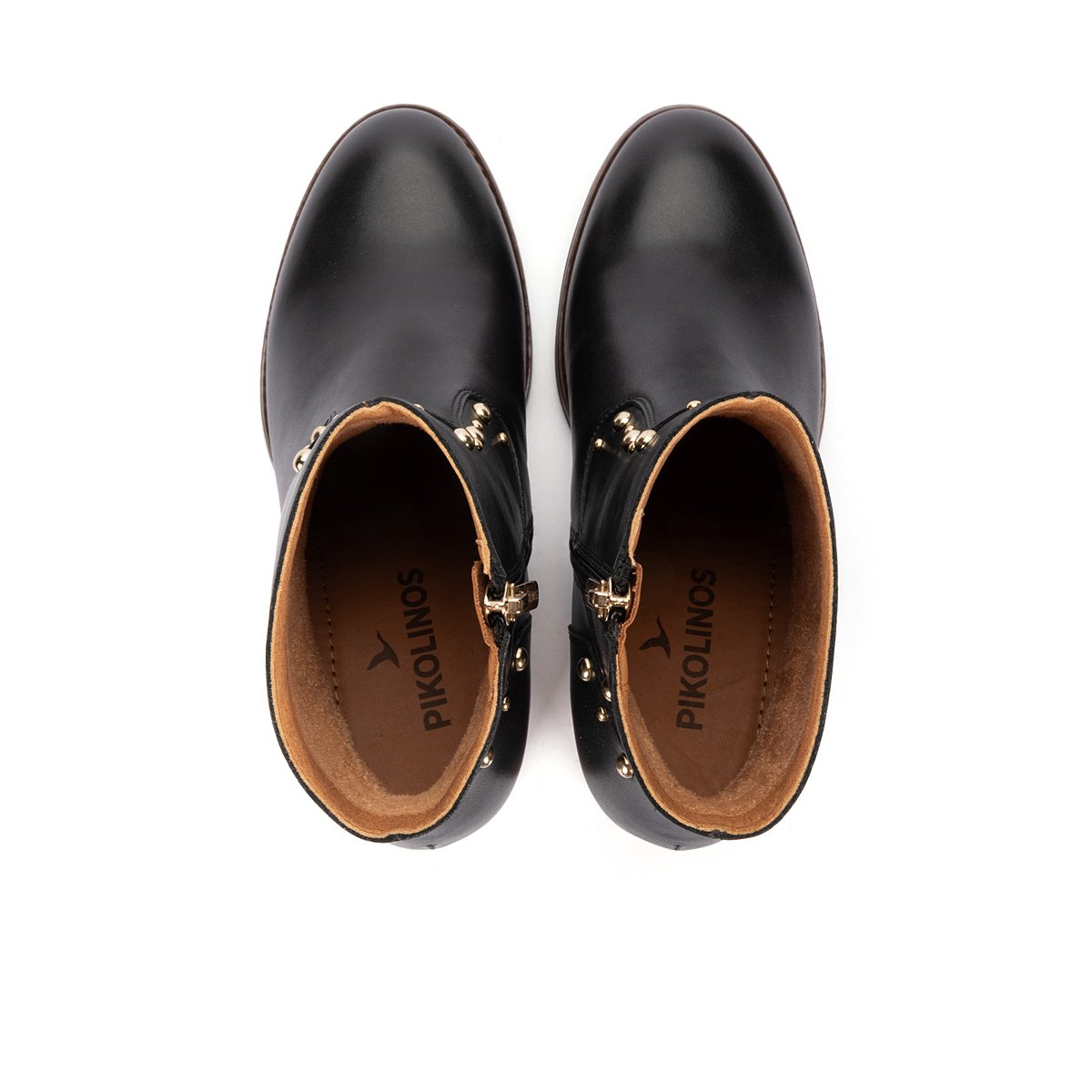 Bottines à talon cuir Palencia black, PIKOLINOS