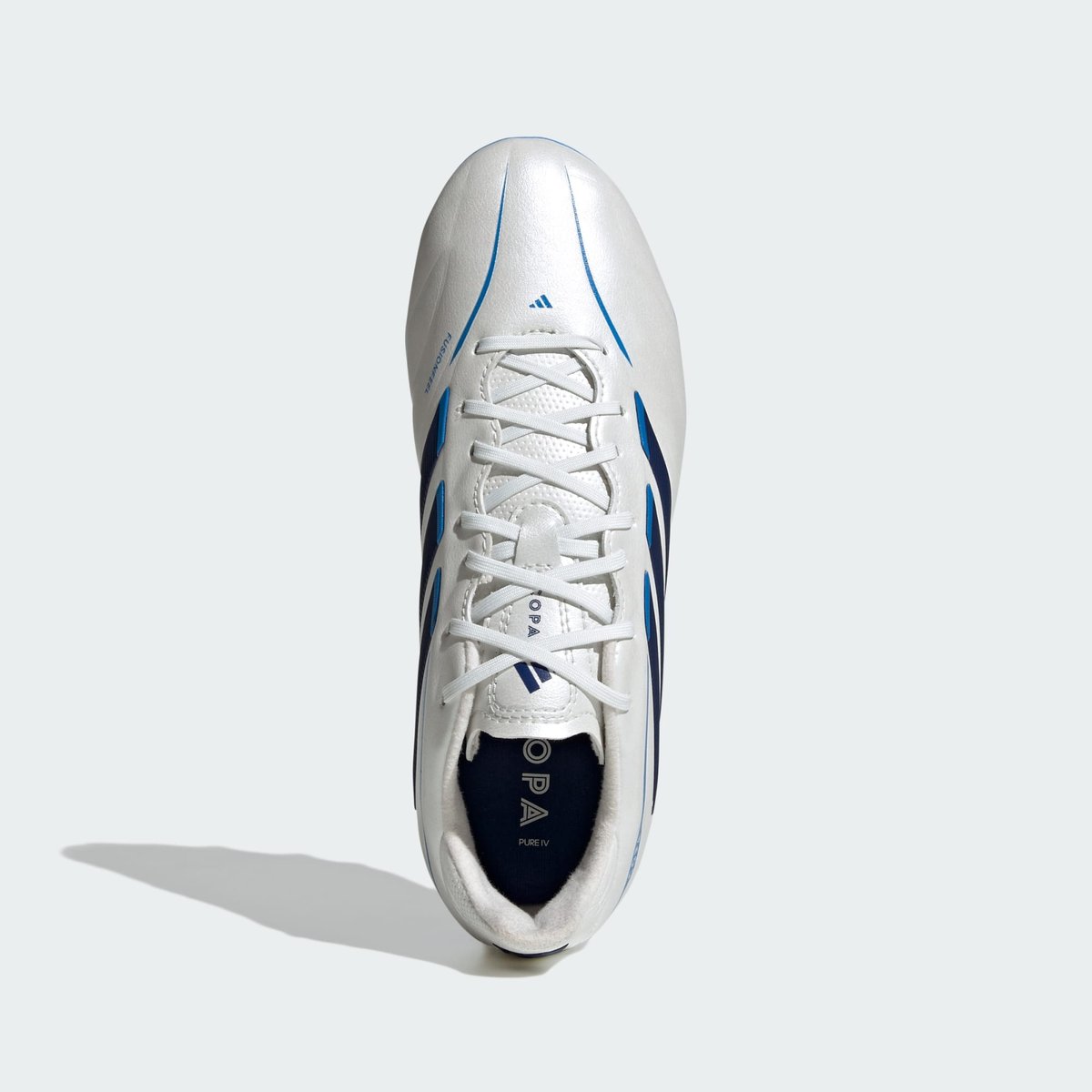 Chaussure De Football Copa Pure Iv League Terrain Souple Enfants Chaussure De Football Copa Pure Iv League Terrain Souple Enfants zero metalic / dark blue / lucid ray blue, adidas Performance