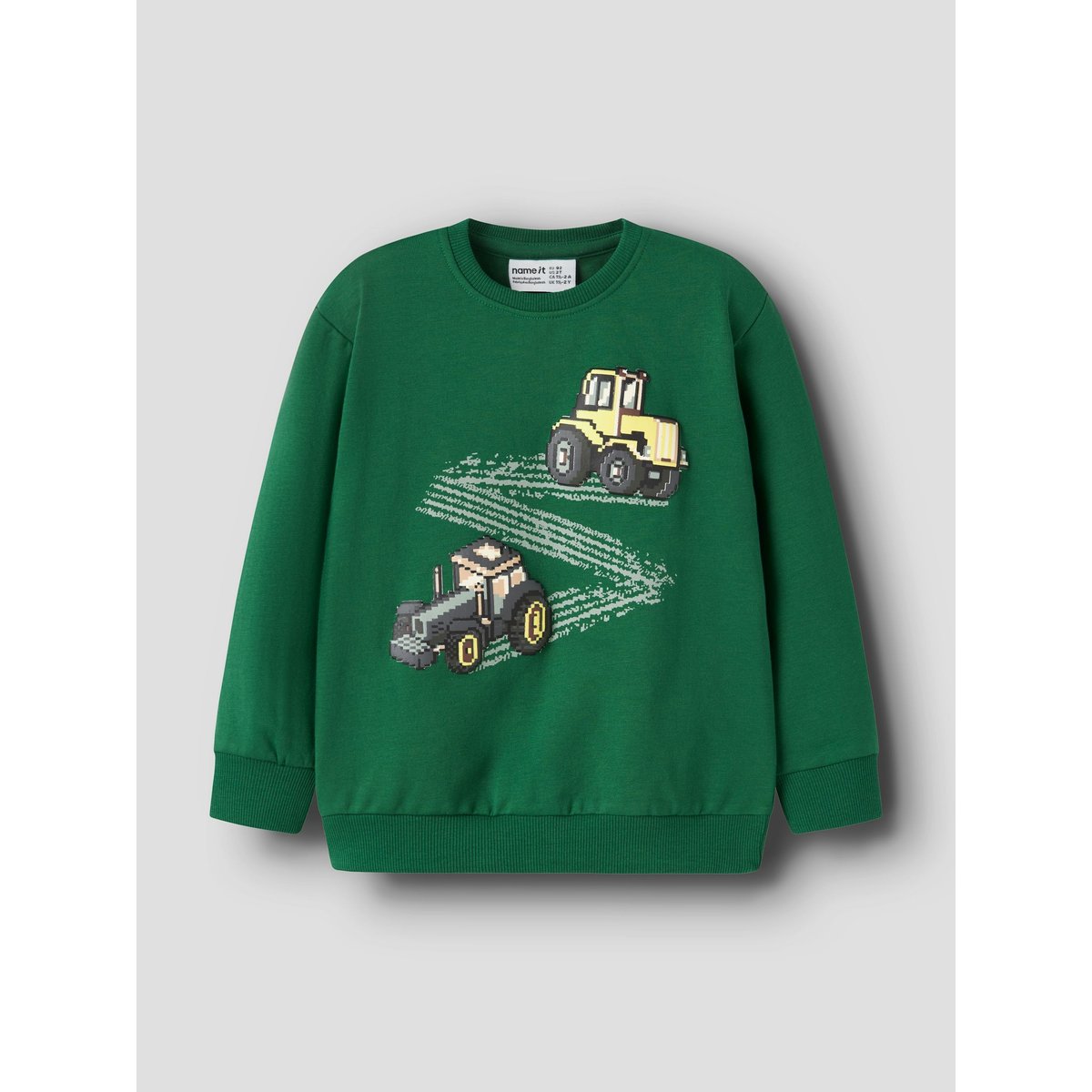 Sweat-Shirt verdant green, NAME IT