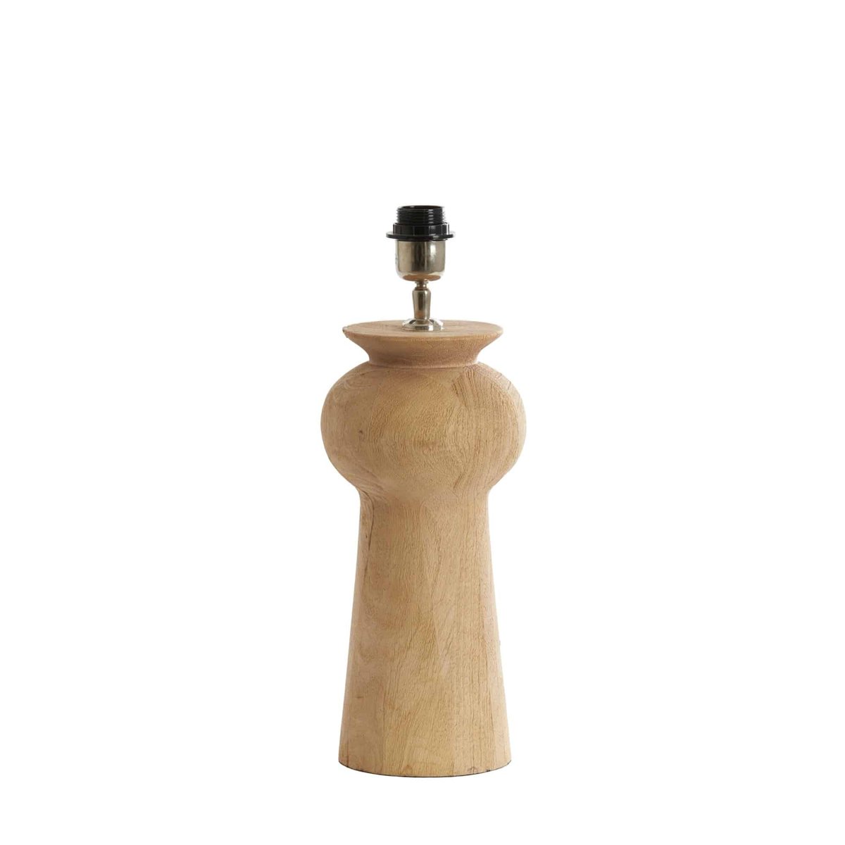 Base De La Lampe Bois BAGLIO naturel, LIGHT & LIVING
