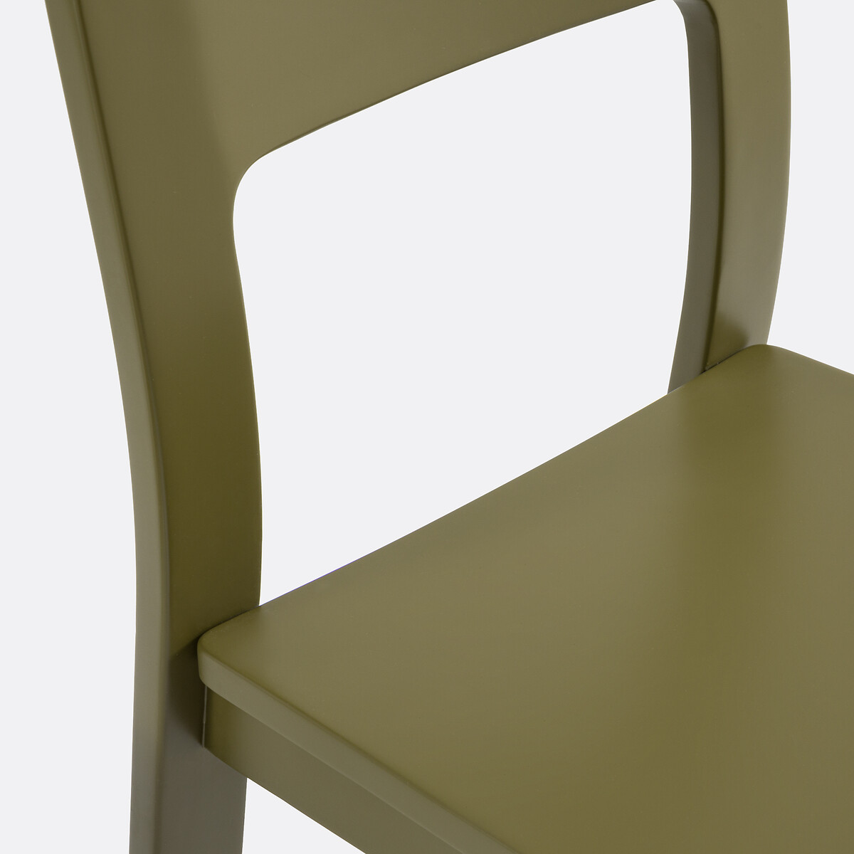 Set of 2 Talet Stained Solid Birch Chairs khaki, LA REDOUTE INTERIEURS
