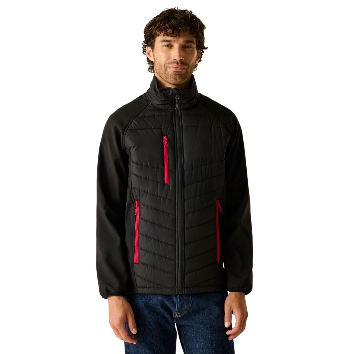 Veste matelassée noir / rouge, REGATTA