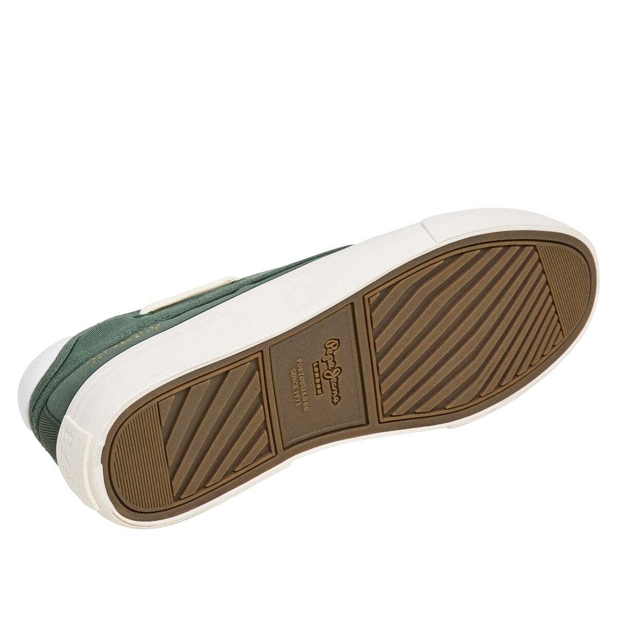 Taylor - Baskets Nautiques En Toile vert myrt, PEPE JEANS