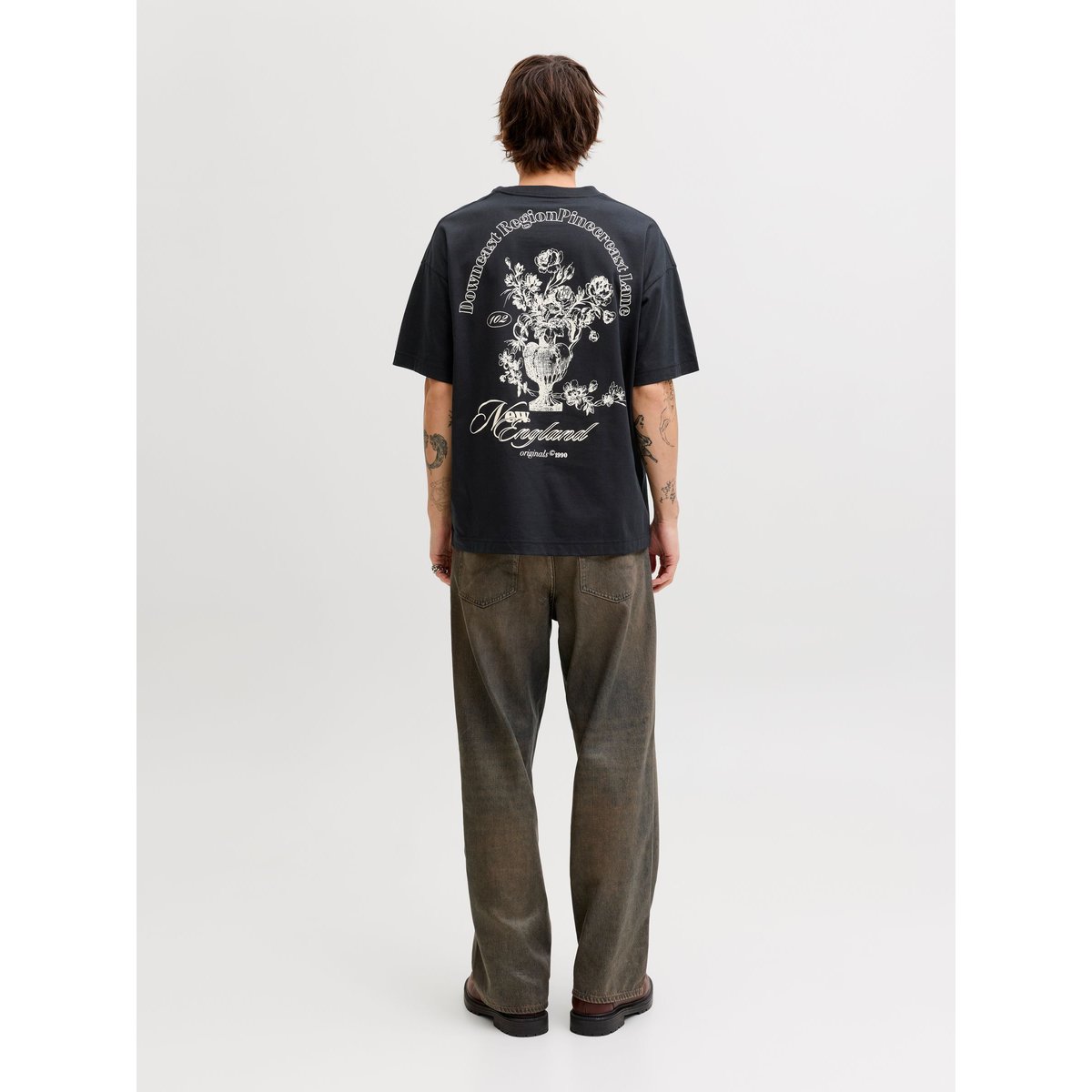 T-Shirt black 1, JACK & JONES