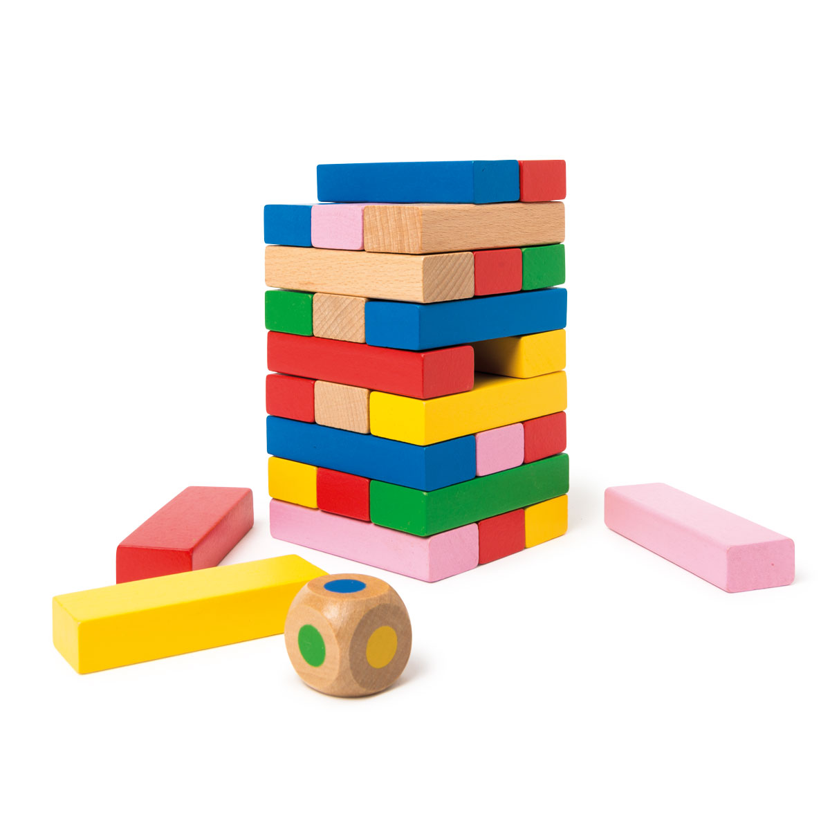 Jeu de société Colorblock blanc, OXYBUL