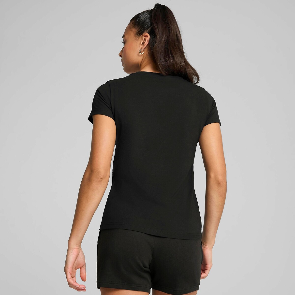 Essential Elevated Short Sleeve T-Shirt black, PUMA