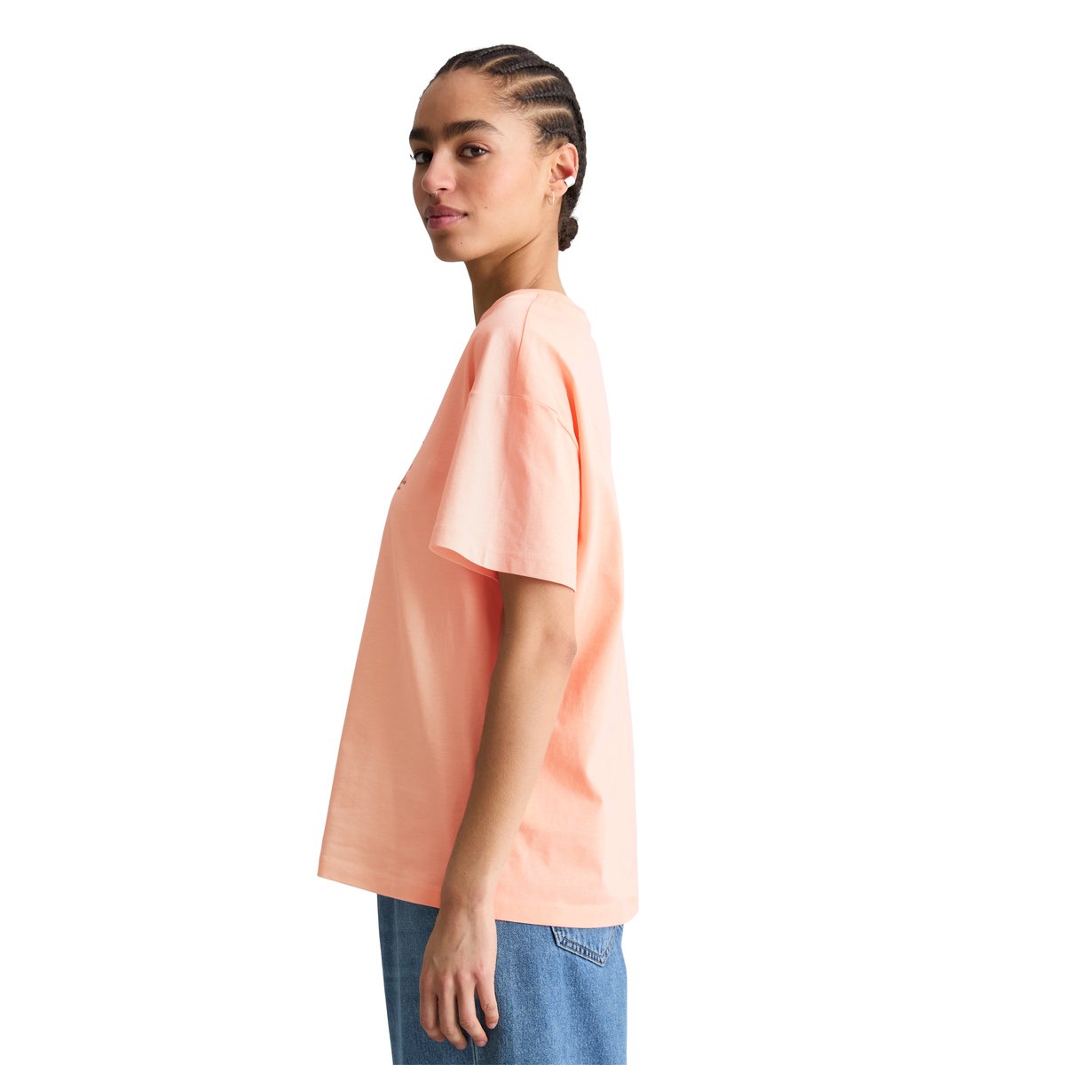 T-shirt DfC relaxed en Basic Single Jersey rose pale, MARC O’POLO DENIM