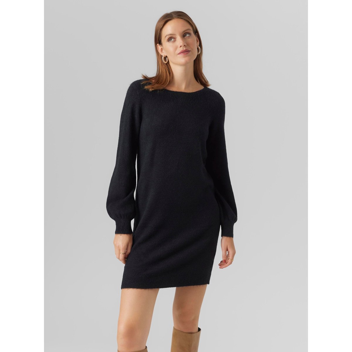 Robe En Maille black 1, VERO MODA