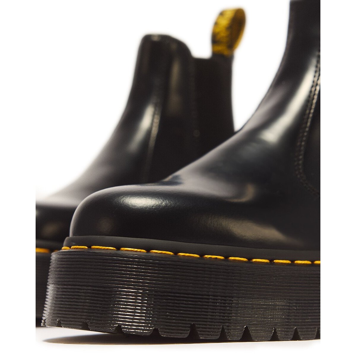Bottines chelsea à plateforme 2976 Quad noir, DR. MARTENS