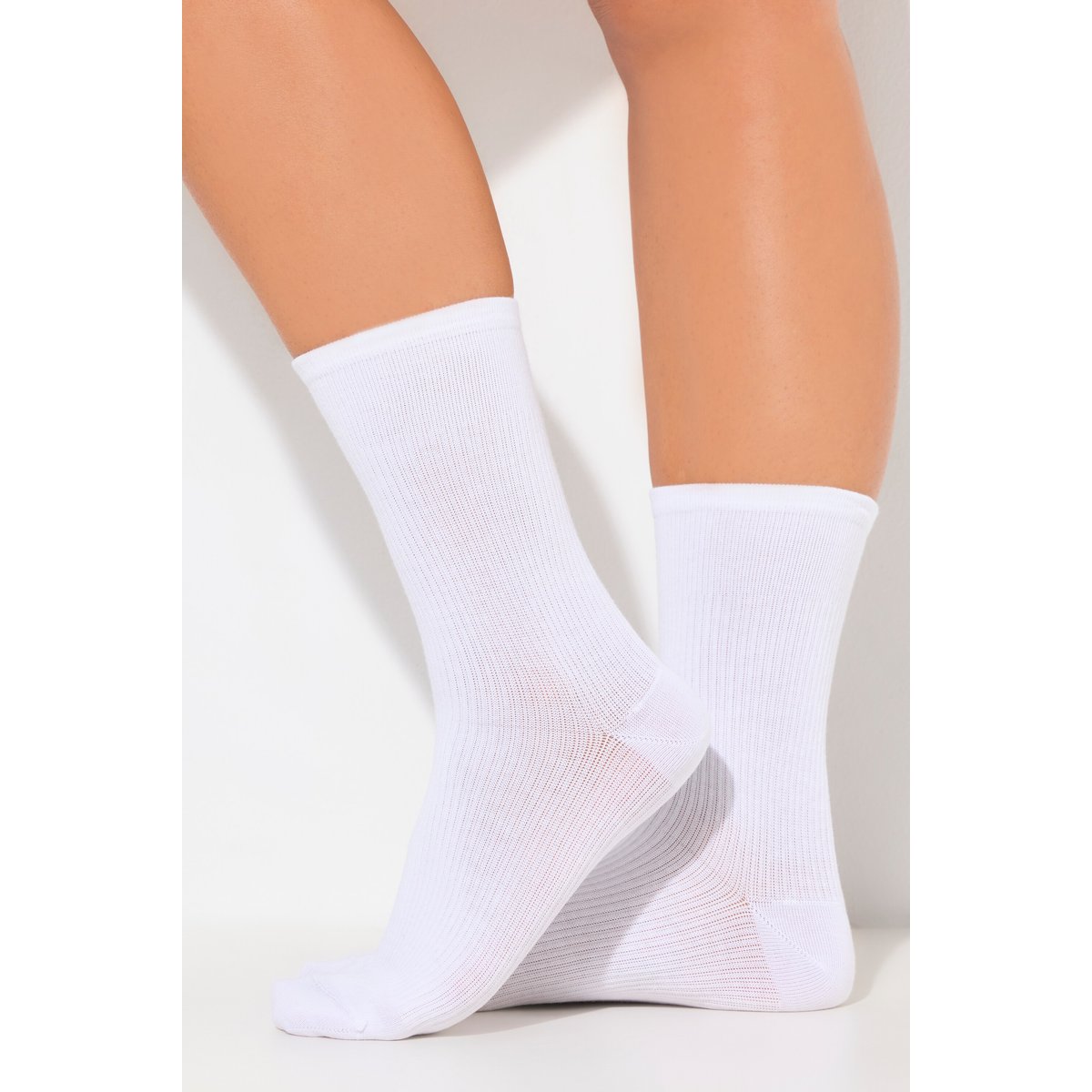 Chaussettes de contention. Compression élevée blanc neige, ULLA POPKEN