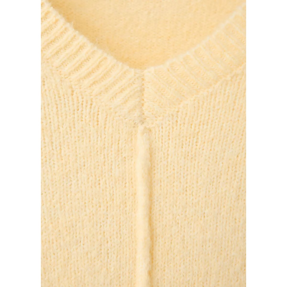 Pull détail coutures jaune, MANGO TEEN
