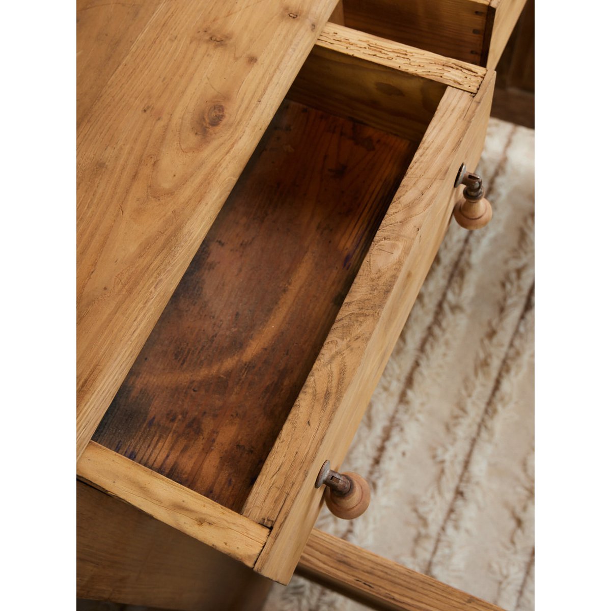 Buffet en chêne massif Gilbert N°1642 - Bon état bois clair, DEBONGOUT