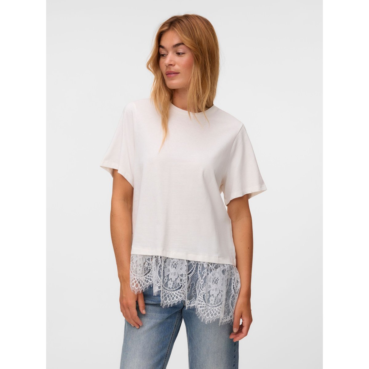 T-Shirt snow white, VERO MODA