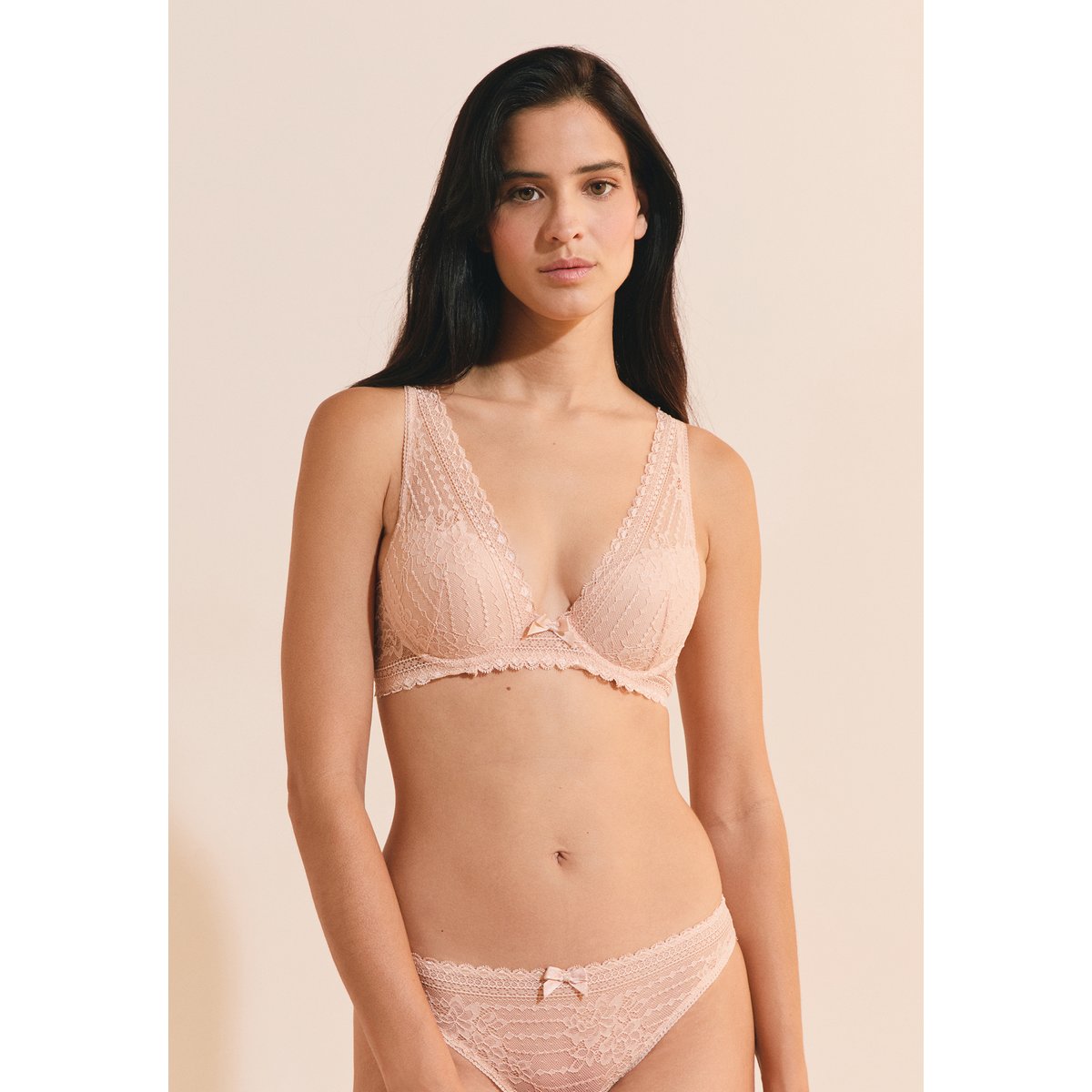 Soutien-gorge N.3 - Le push-up foulard PANAMA blush, ETAM