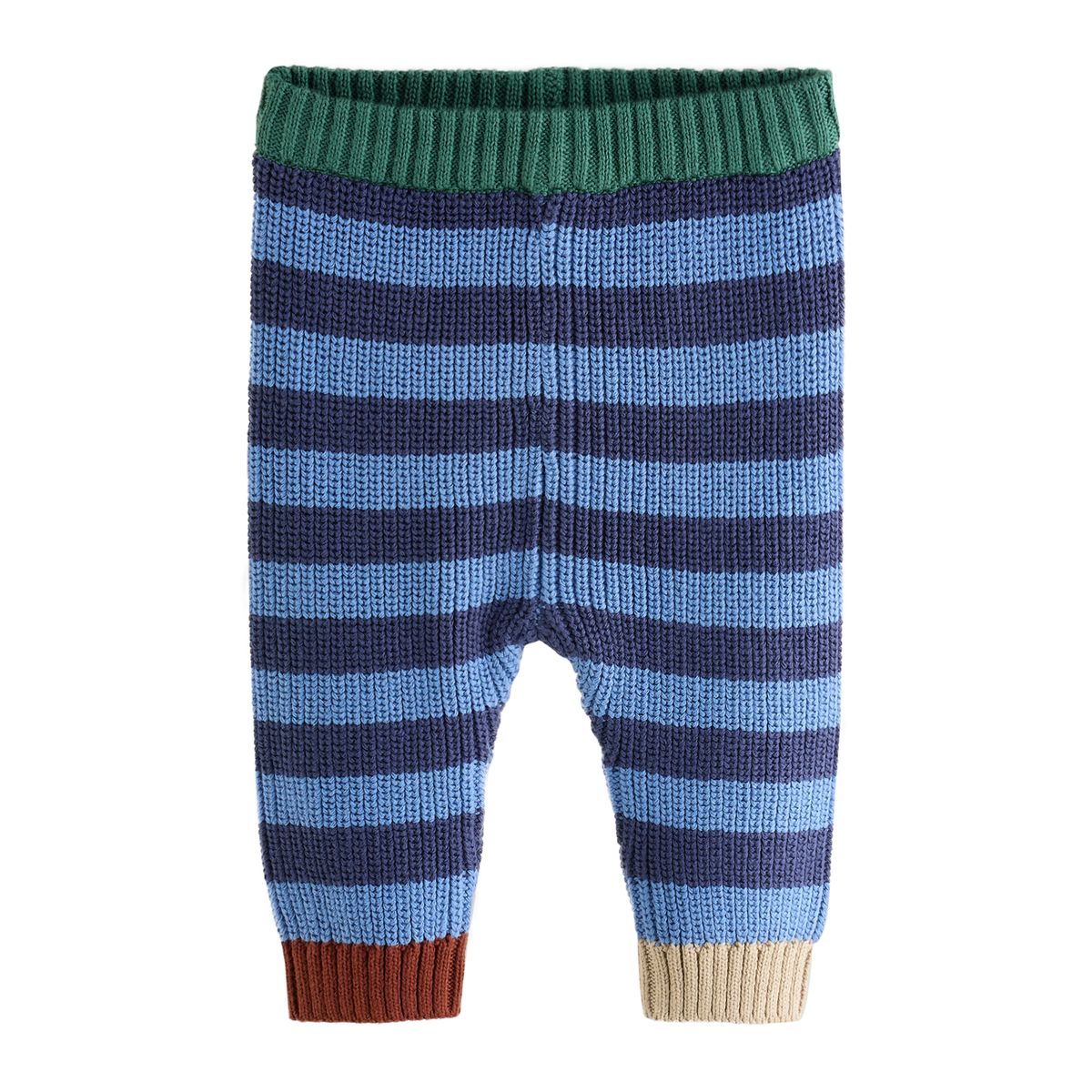 Ensemble bébé cardigan en maille et legging rayures bleues, NEXT