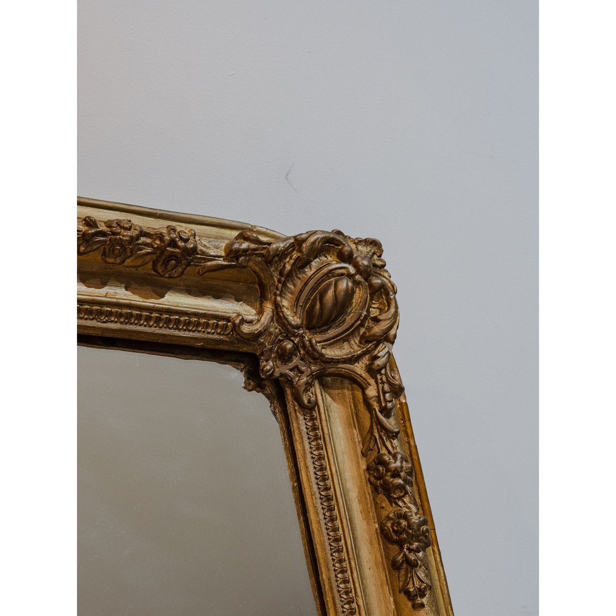 Grand miroir style Louis-Philippe doré Georges N°1163 - Bon état doré, DEBONGOUT