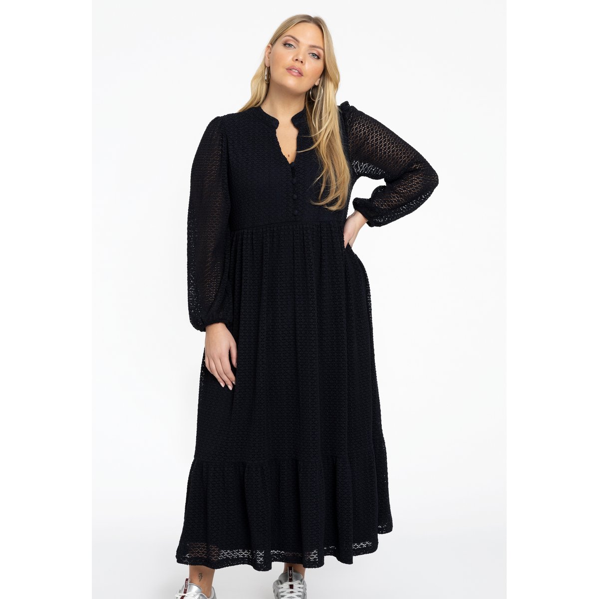 Robe coupe ample bleu, YOEK