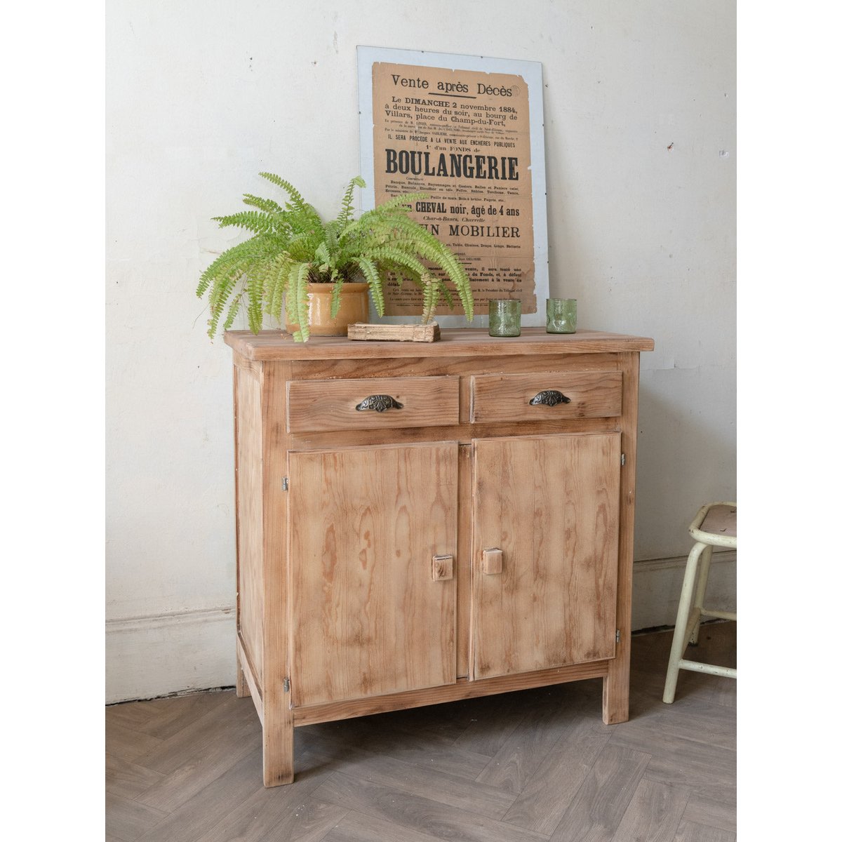 Buffet en bois de style campagne Gilbert N°1804 - Bon état bois clair, DEBONGOUT