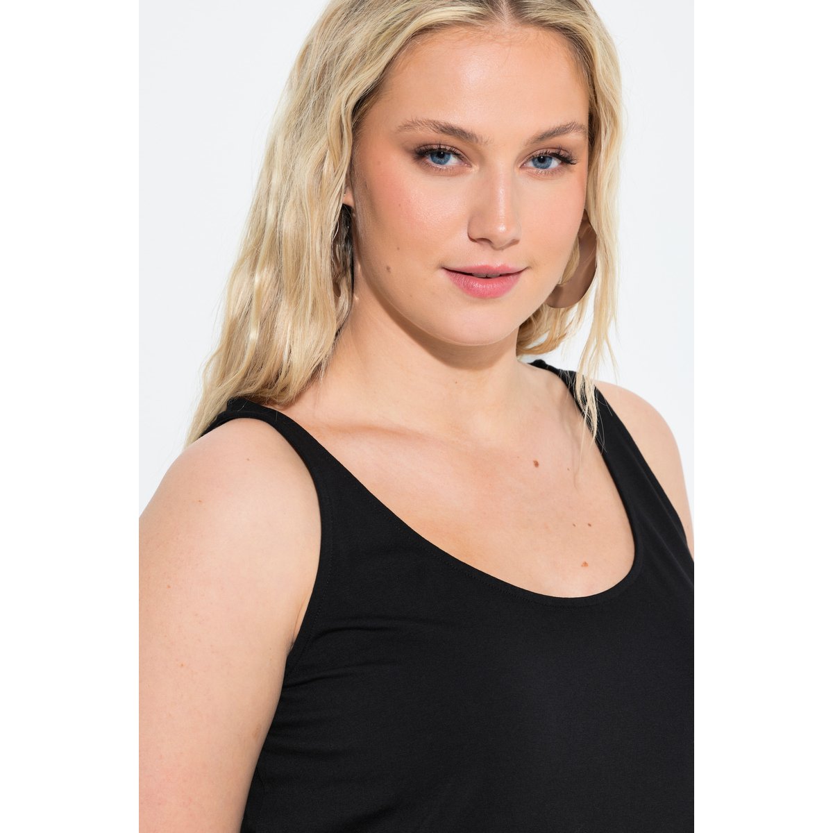 Débardeur/maillot de corps noir, ULLA POPKEN