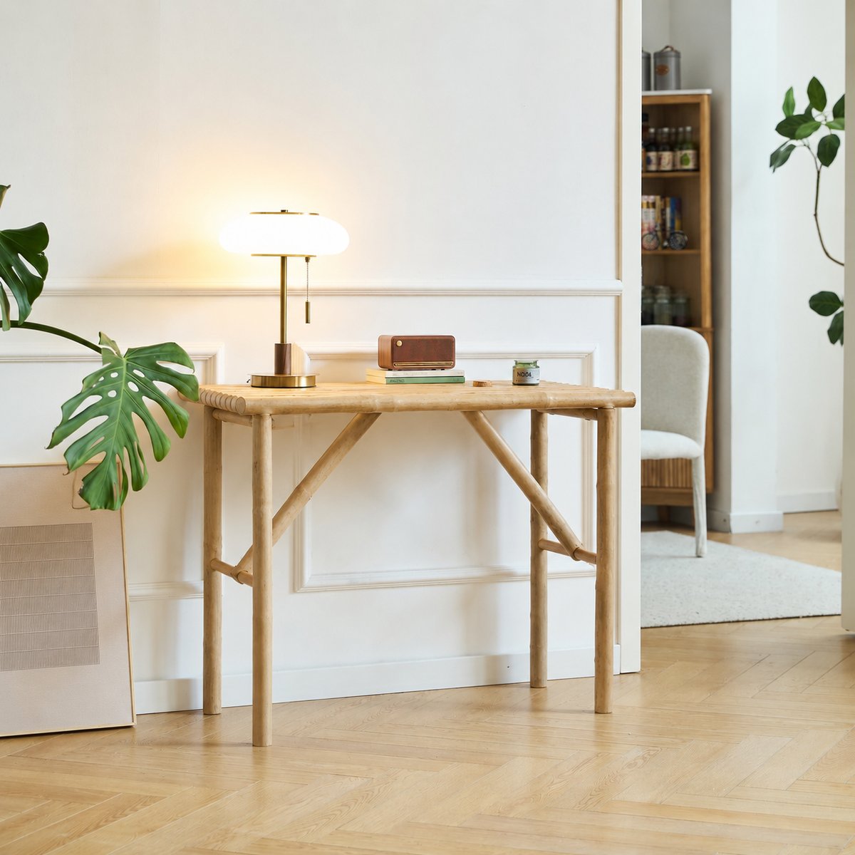 Console, bois de bambou, PATTANI coloris naturel, NORDLYS