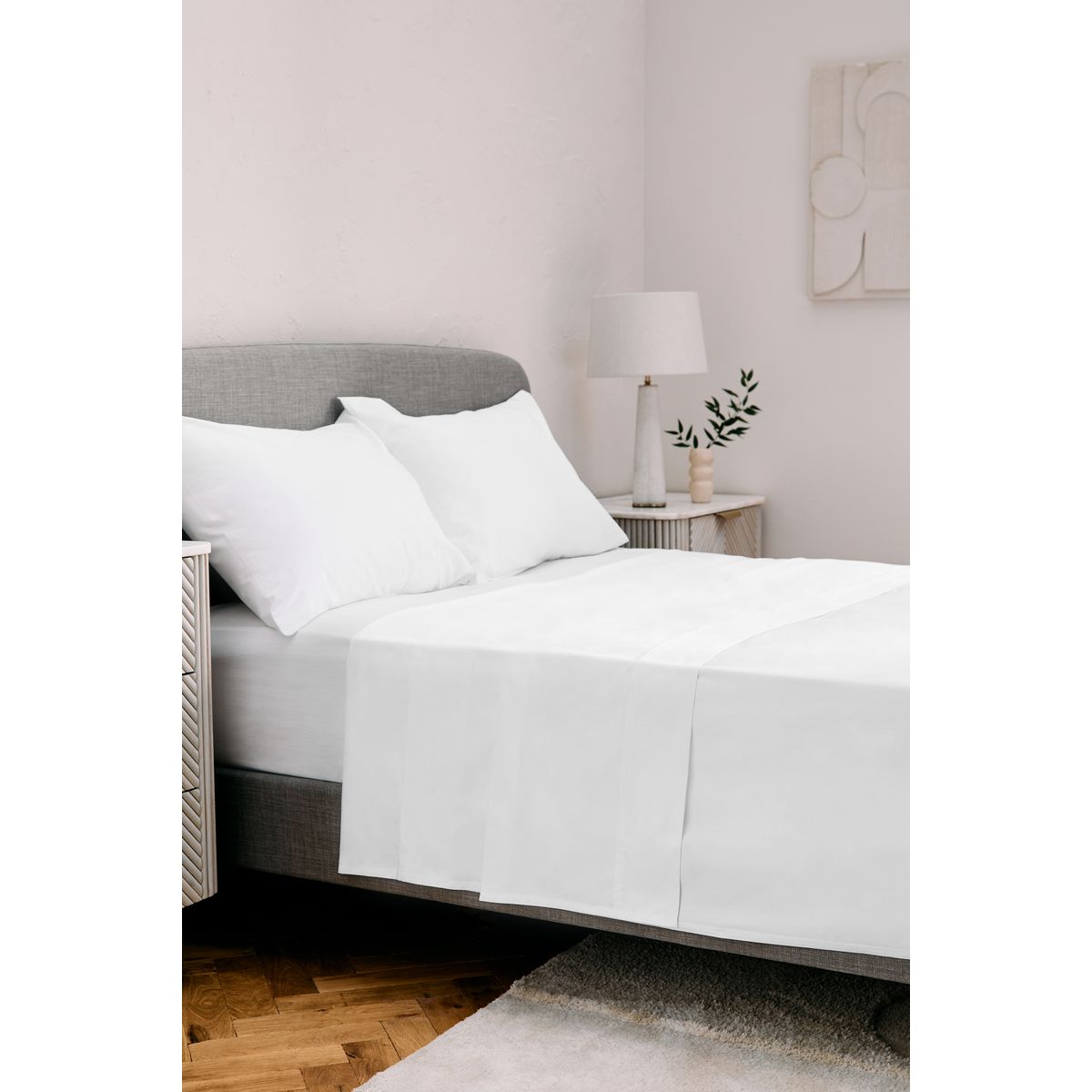 Drap-housse plat blanc, NEXT