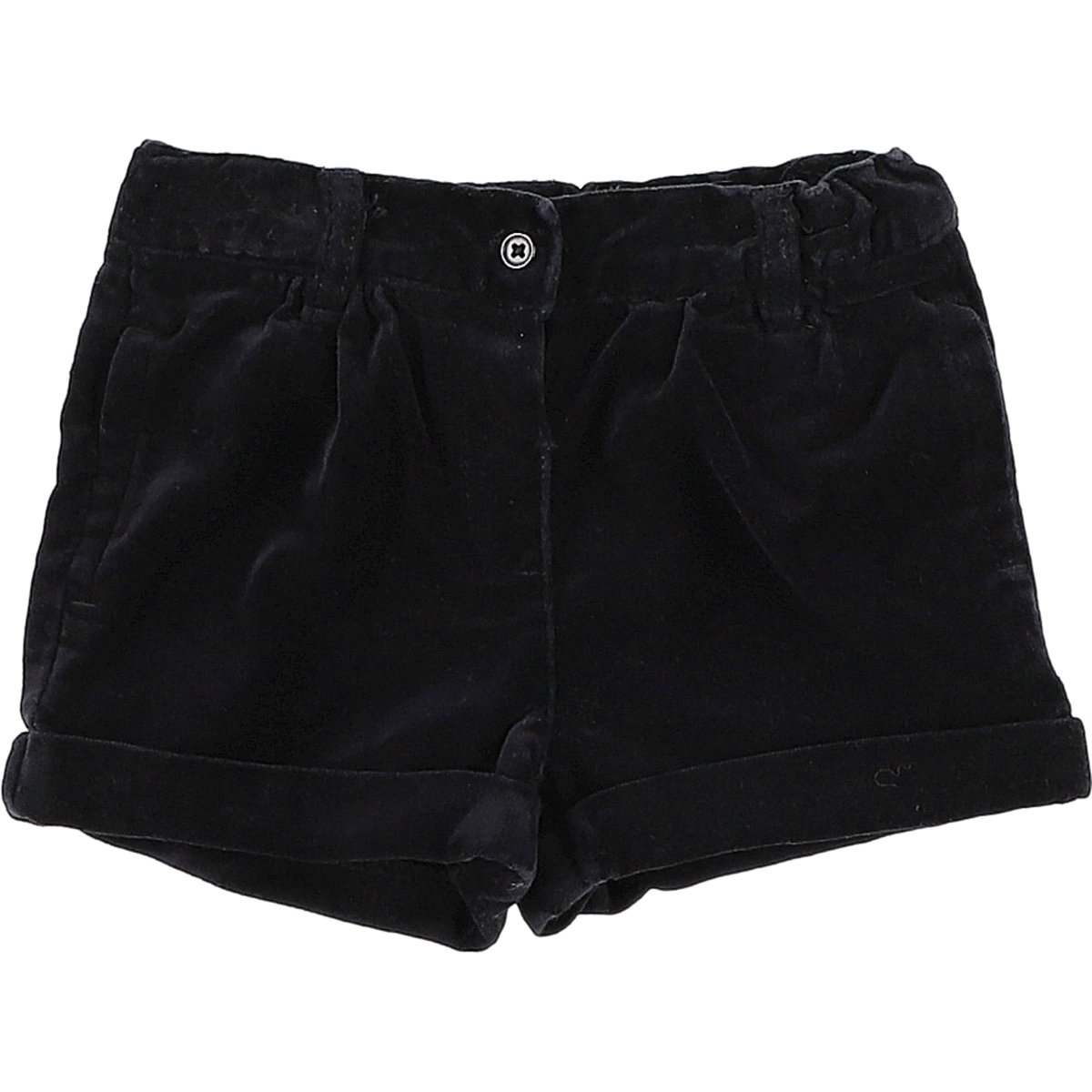 Short velours lisse - Très bon état noir, BOUT'CHOU