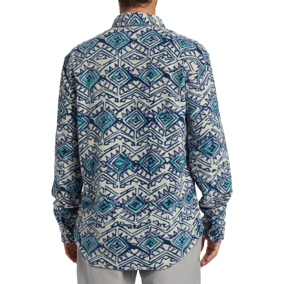 Surchemise en polaire FURNACE FLANNEL bleu slate blue, BILLABONG