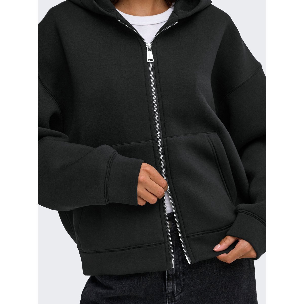 Sweat À Capuche black 1, JDY