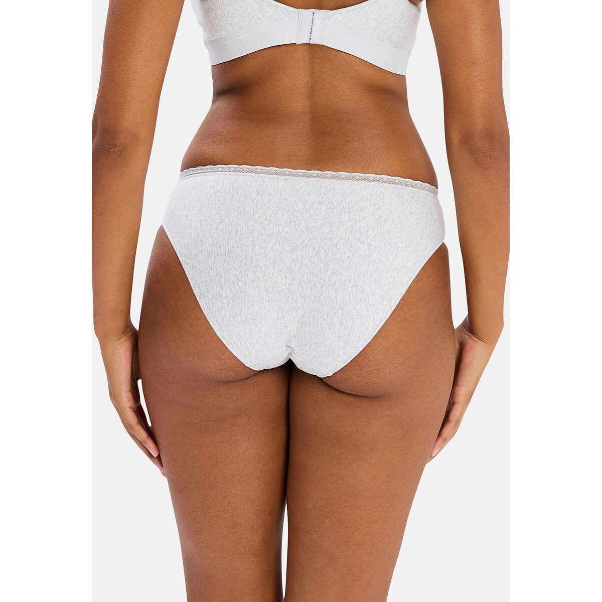 Slip taille medium ROMIE gris chiné, SANS COMPLEXE