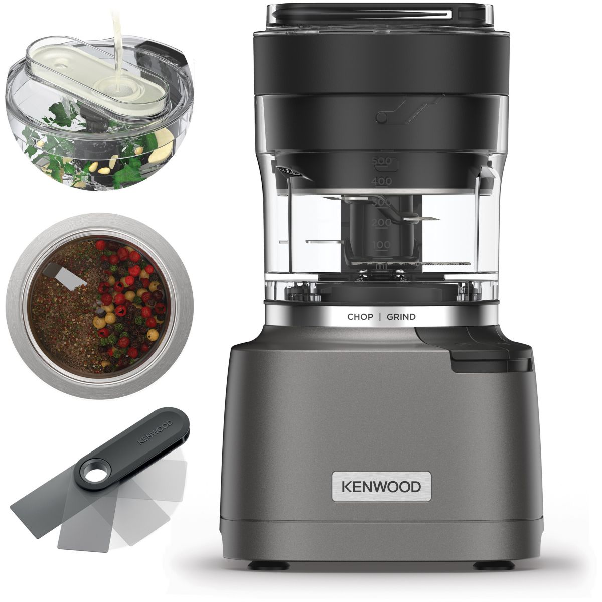 Hachoir Duo Prep CHP80.000SI couleur unique, KENWOOD