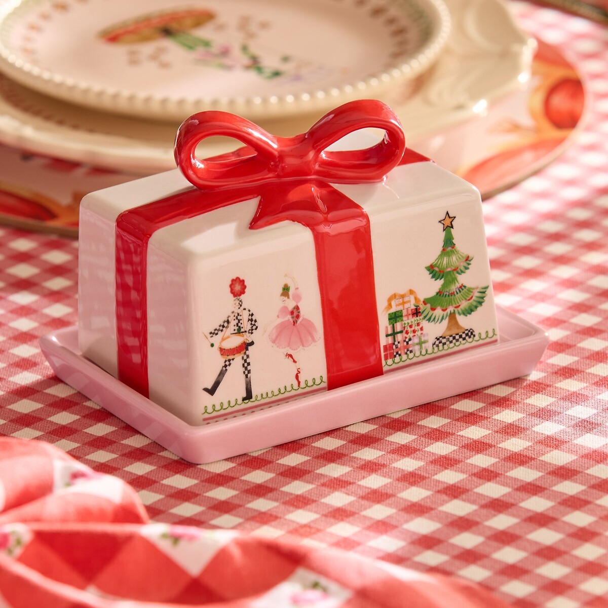 Nutcracker Butter Dish multi-coloured, CATH KIDSTON