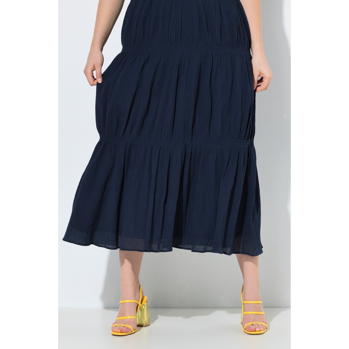 Robe maxi sans manches marine, ULLA POPKEN