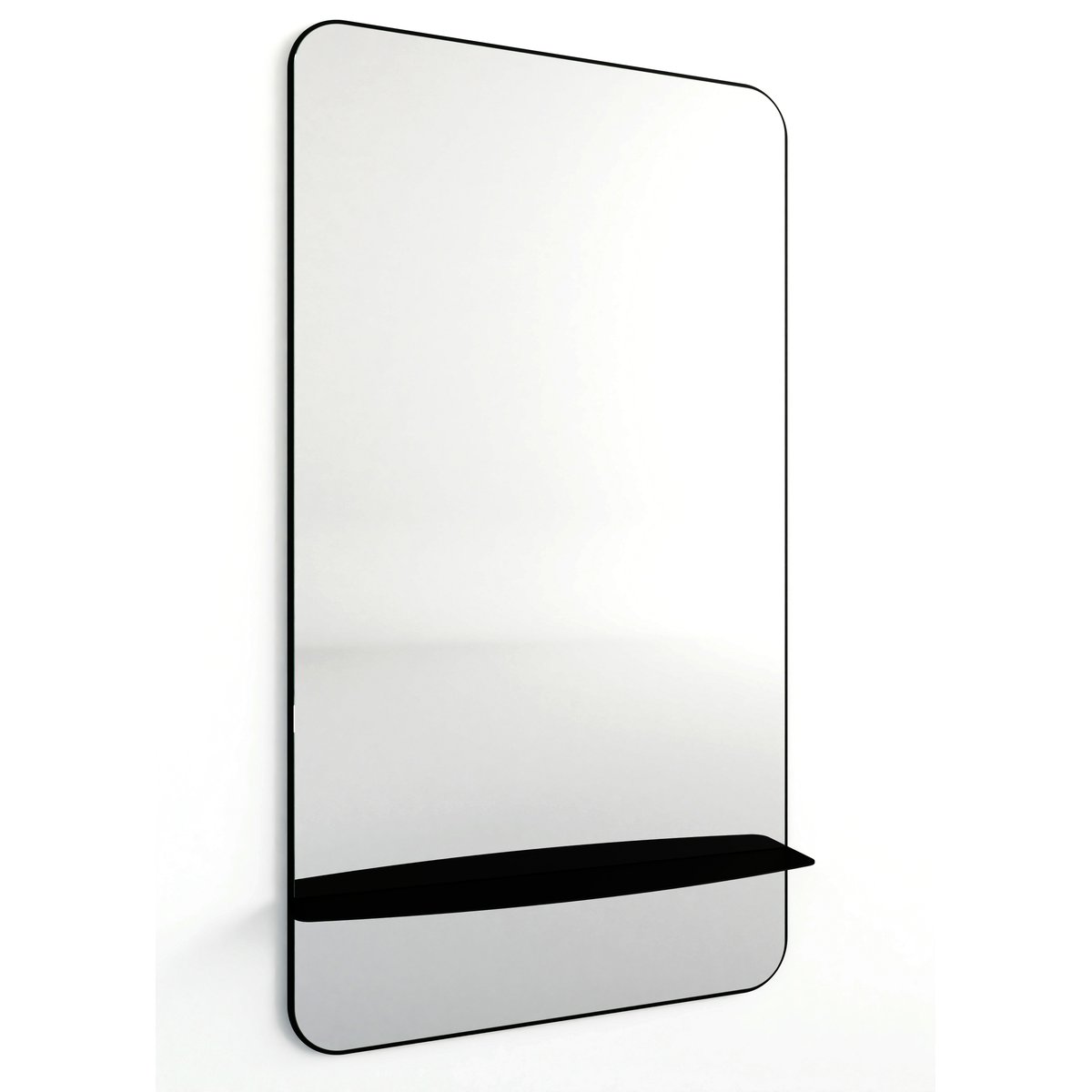 Miroir mural CALEO noir, METALLBUDE