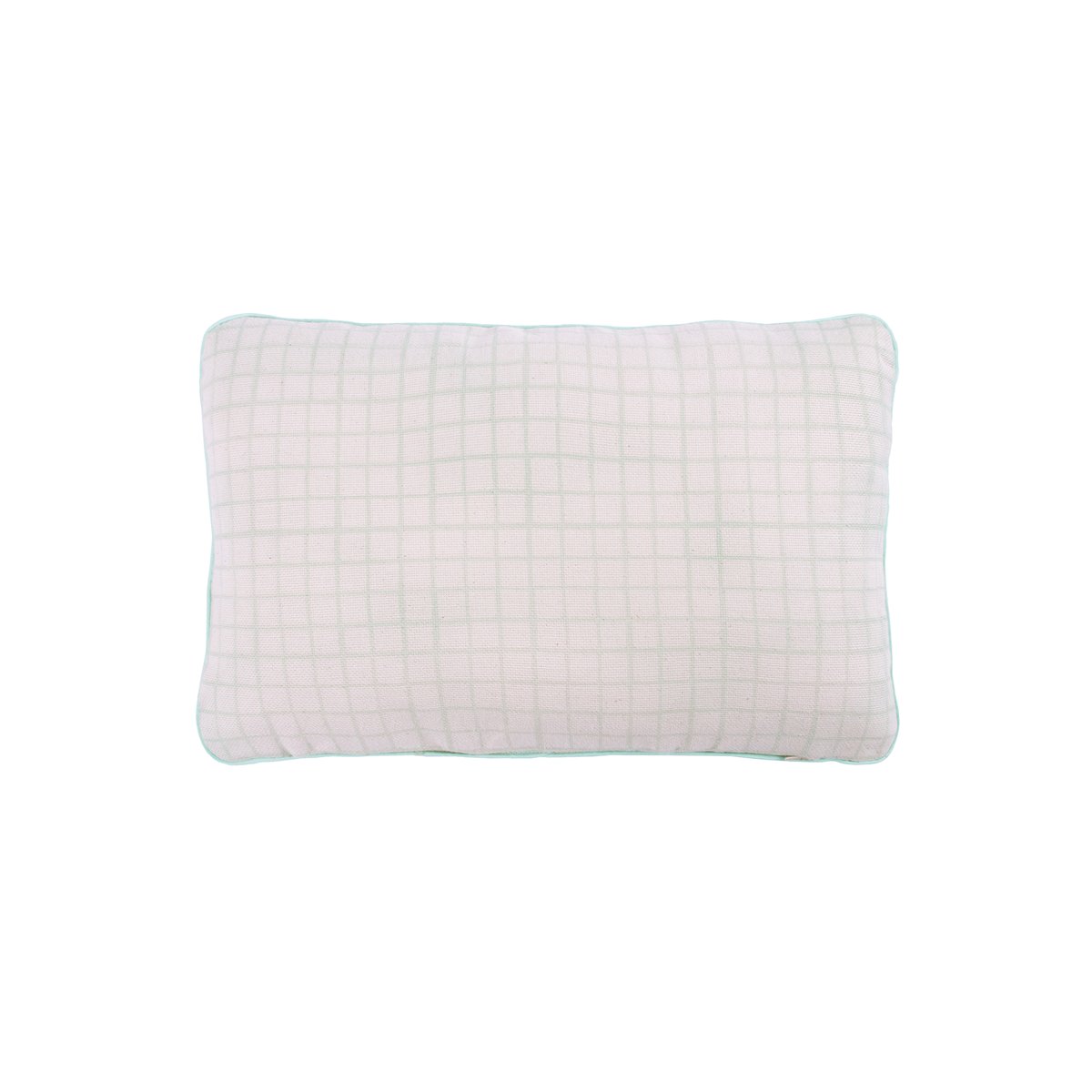 Coussin rectangulaire double-face Eco-velours VIBES olive green, NOBODINOZ
