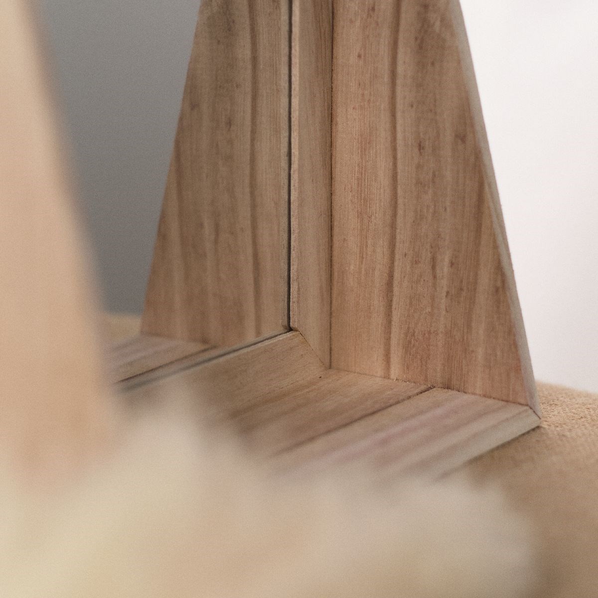 Miroir à poser rectangulaire INDIES beige, FACTORY