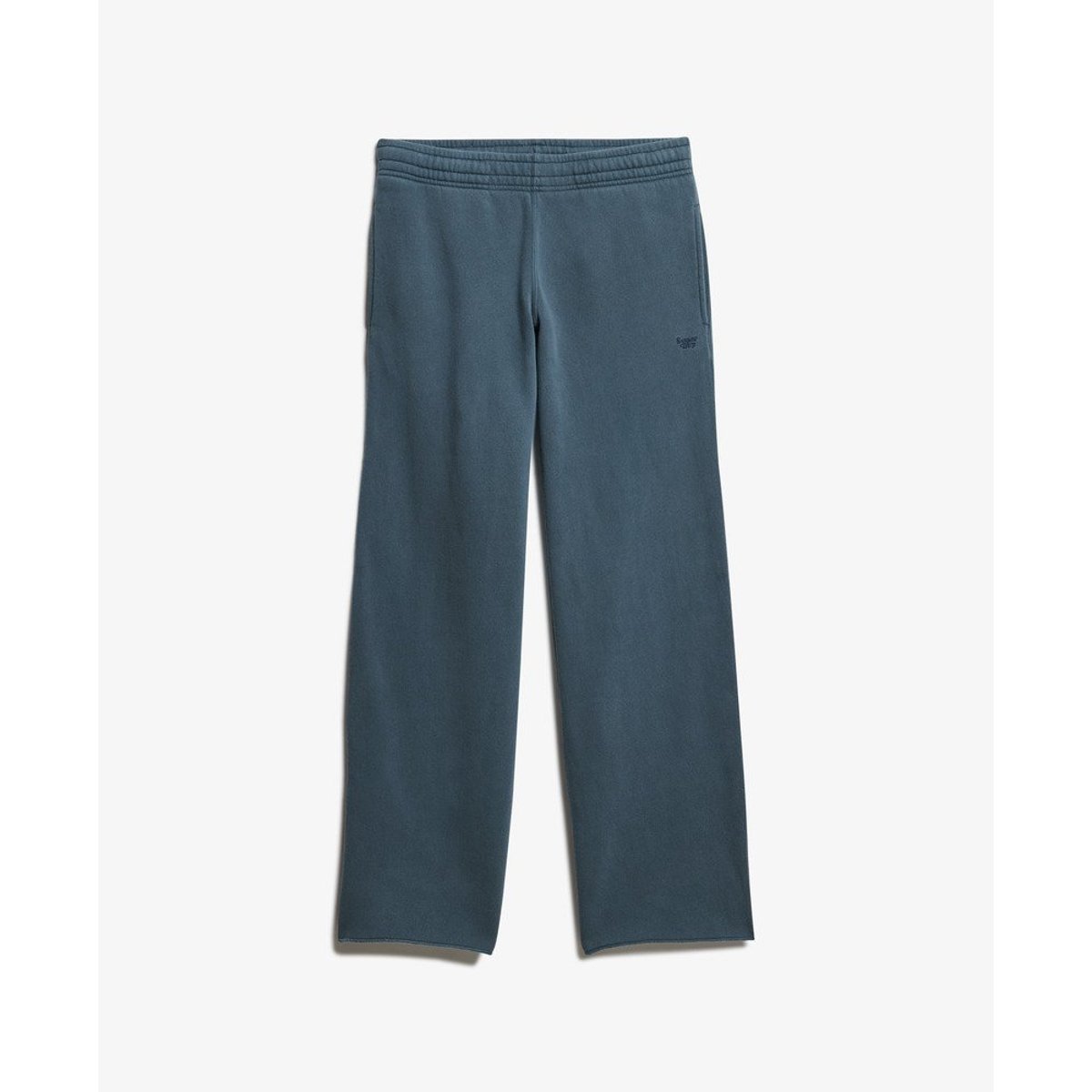 Pantalon de survêtement large délavé bleu marine éclipse, SUPERDRY