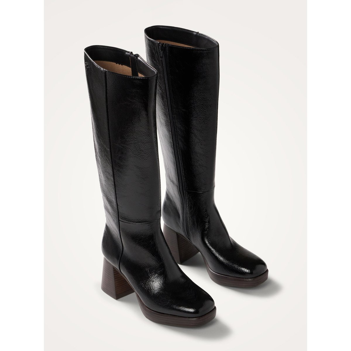 Bottes à talon bois Audrey noir, VANESSA WU