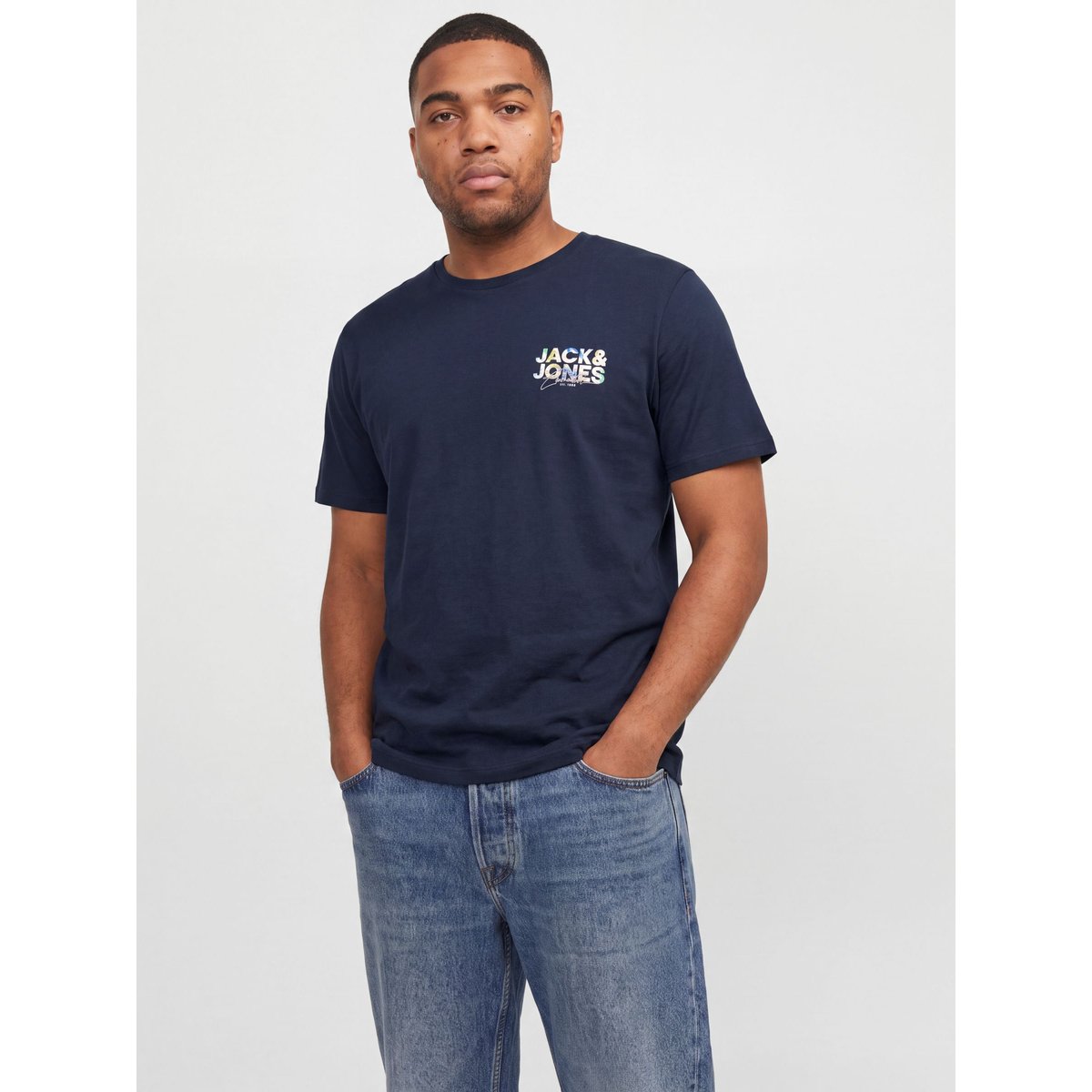 T-Shirt white, JACK & JONES