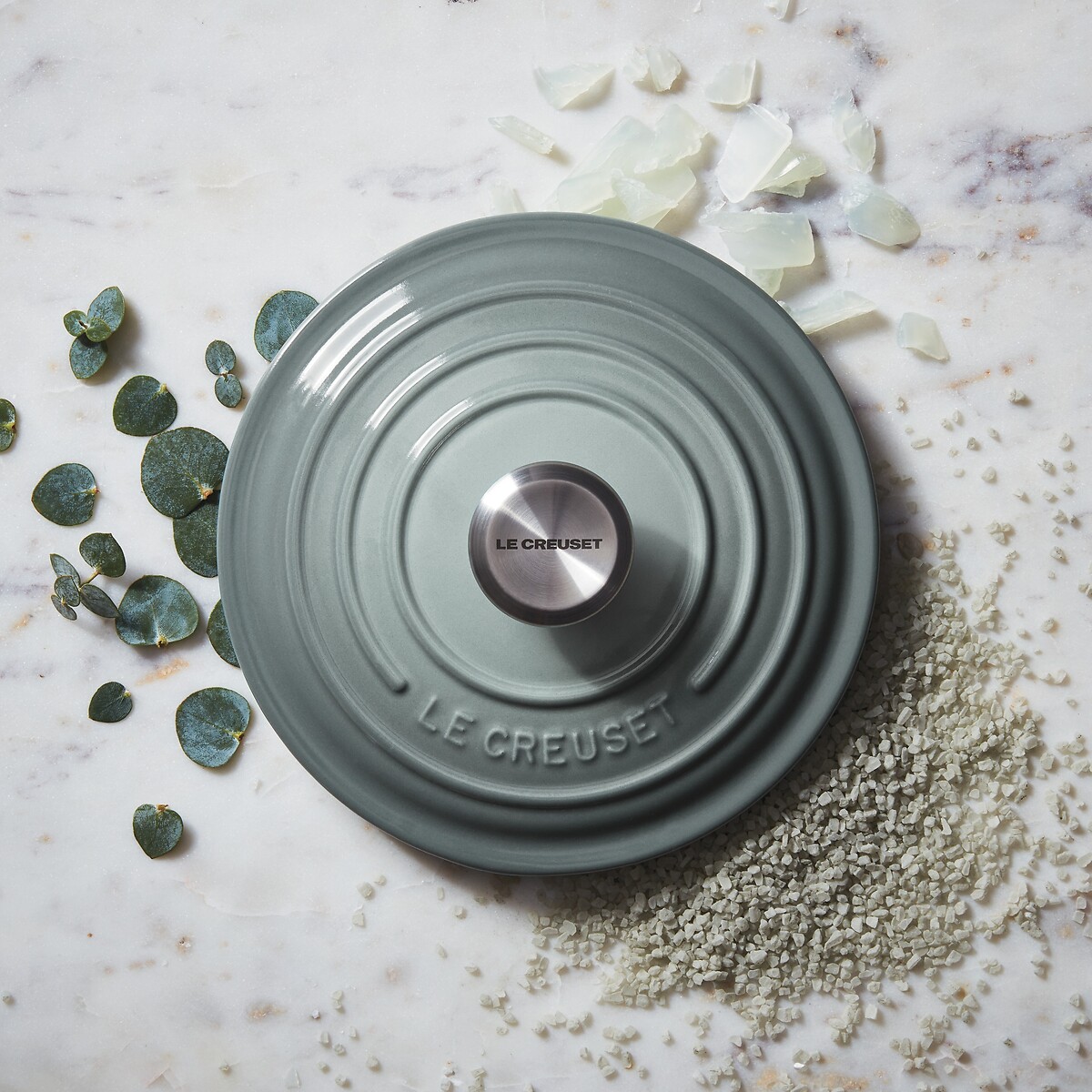 Cocotte ronde sea salt, LE CREUSET