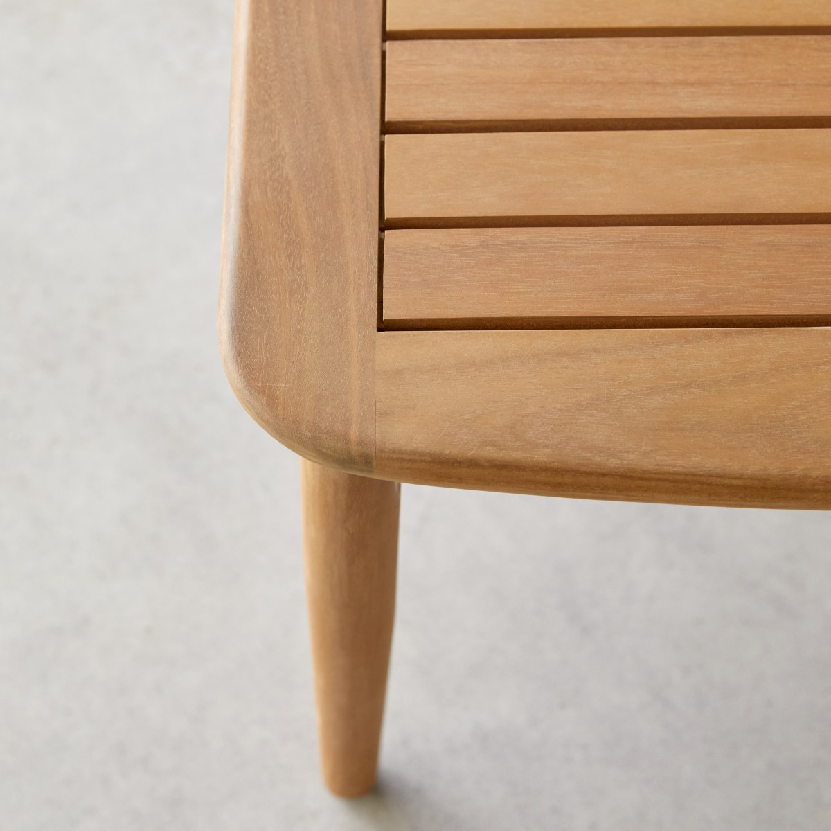 Table basse de jardin en Acacia massif, DANIELA naturel, TIKAMOON